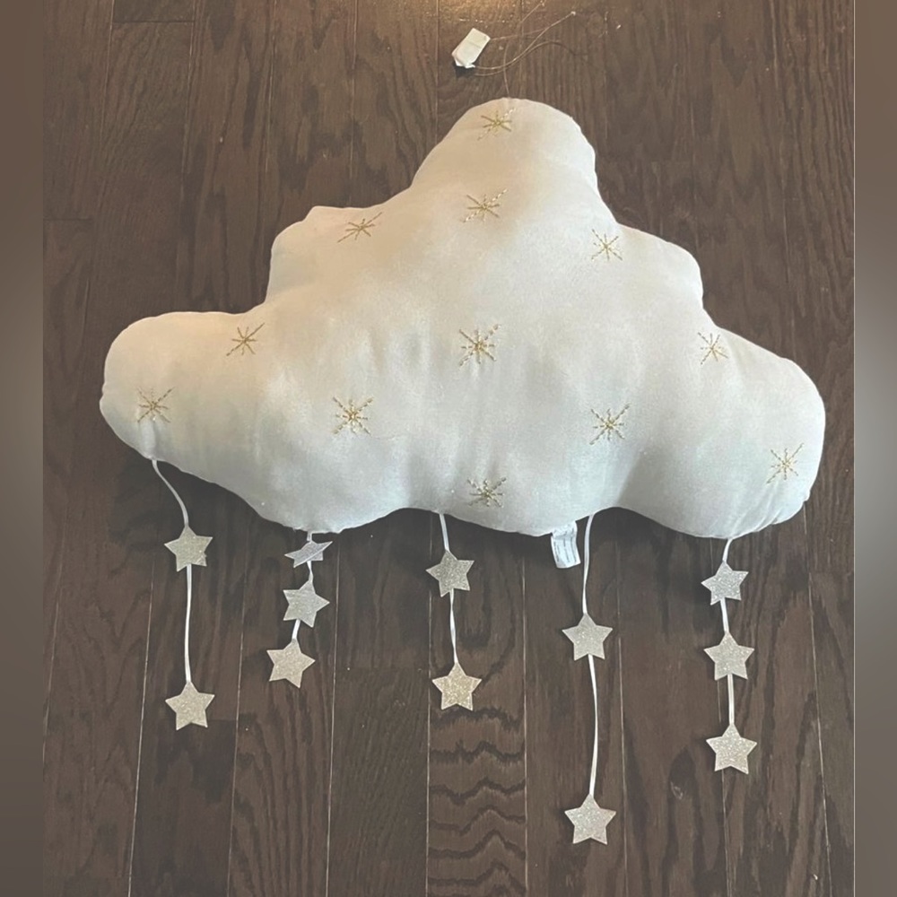 Pottery Barn Kids hanging cloud nursery decor